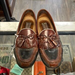 Men's 80’s Brown and Black Loafers